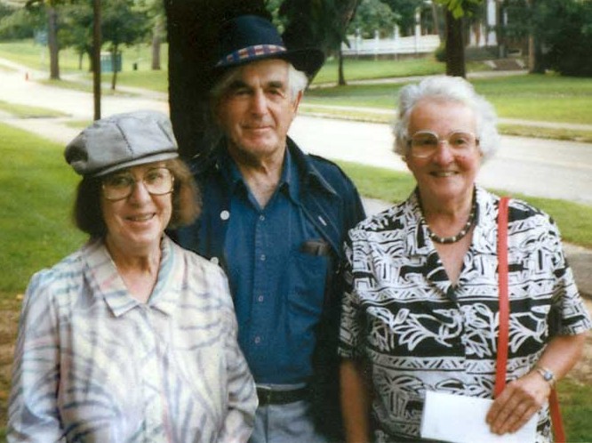 Vivian, Ben, and Adelaide, Amherst, Mass., 1989